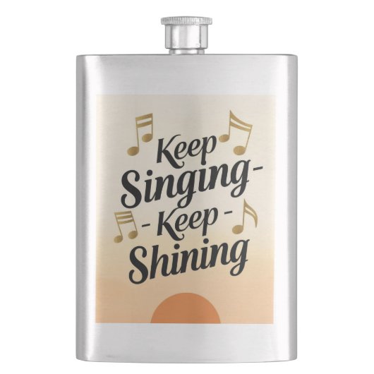 Blijf zingen Blijf stralen Flacon (Voorkant)