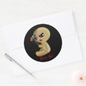 Blijf zitten. ronde sticker (Envelop)