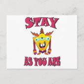 Blijf zoals je bent briefkaart (Voorkant)