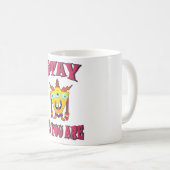 Blijf zoals je bent koffiemok (Voorkant rechts)