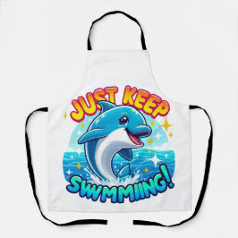 Blijf zwemmen Dolfijn Schort