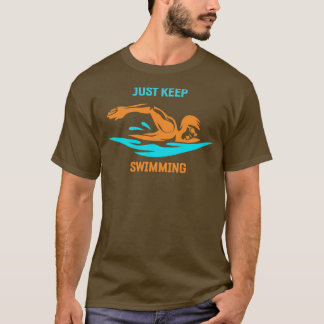 Blijf zwemmen t-shirt