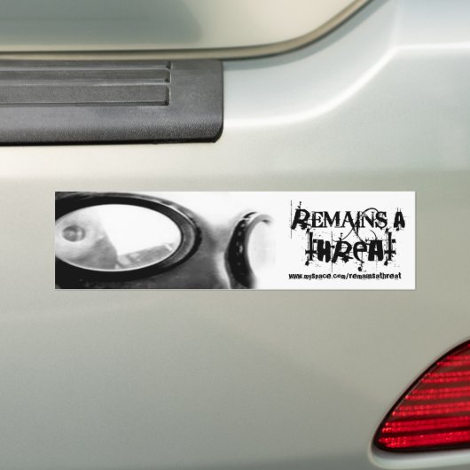 blijft een bumpersticker (Op auto)
