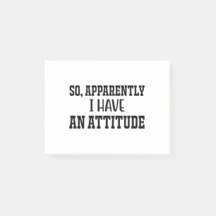 Blijkbaar heb ik een houding post-it® notes