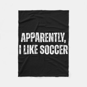 Blijkbaar Houd Ik Van Voetbal Humor Woorden Voor S Fleece Deken