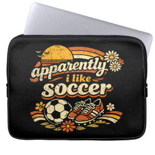 Blijkbaar Houd Ik Van Voetbal Laptop Sleeve