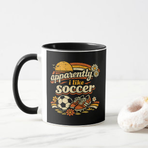 Blijkbaar Houd Ik Van Voetbal Mok