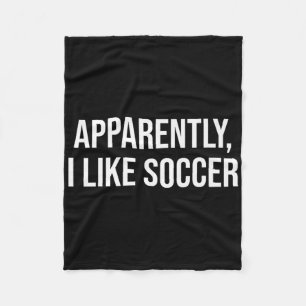 Blijkbaar Houd Ik Van Voetbalhumor Voor Pionate Ga Fleece Deken