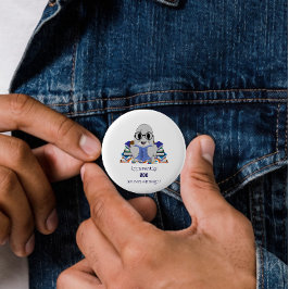 Blijkbaar is BOE niet grappig genoeg Geest Ronde Button 5,7 Cm