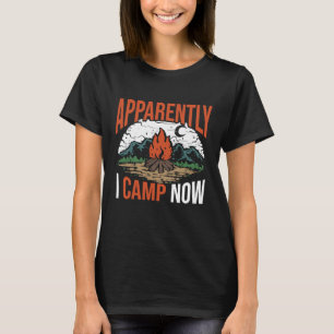 Blijkbaar kamp ik nu in de buitenste kamp t-shirt