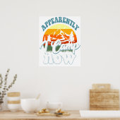 blijkbaar kamp ik nu poster (Keuken)