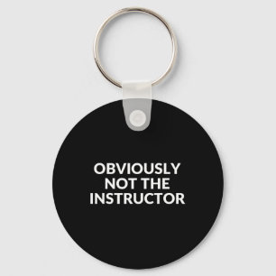 Blijkbaar Niet De Instructeur Funny Yoga Gym Fitne Sleutelhanger