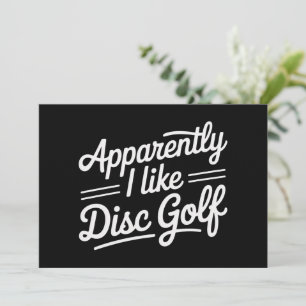 Blijkbaar vind ik discgolf leuk, grappige golflief kaart