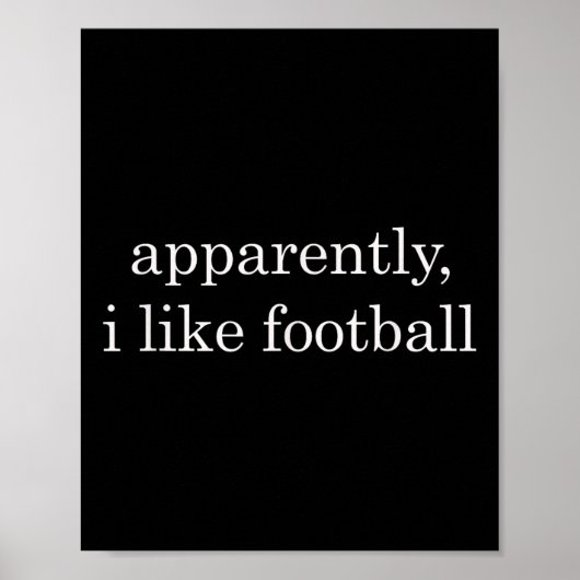 Blijkbaar vind ik voetbal grappig poster (Voorkant)