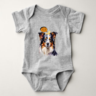 Blijmoedige Cavalier King Charles Spaniel in Water Romper