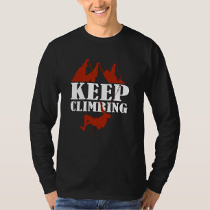 blijven beklimmen t-shirt