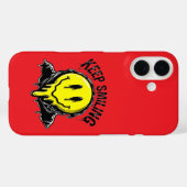 Blijven Glimlachen Case-Mate iPhone Case (Achterkant (horizontaal))