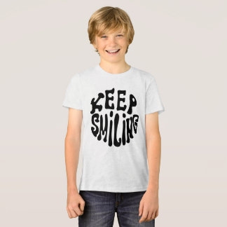 Blijven glimlachen! - Eenvoudig & Opgewekt Gelukki Tri-Blend Shirt