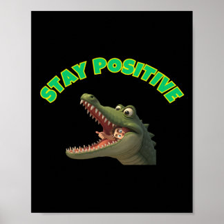 Blijven Positief - Blijven Positief - Grappige Kro Poster