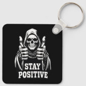 Blijven Positief Sleutelhanger (Achterkant)