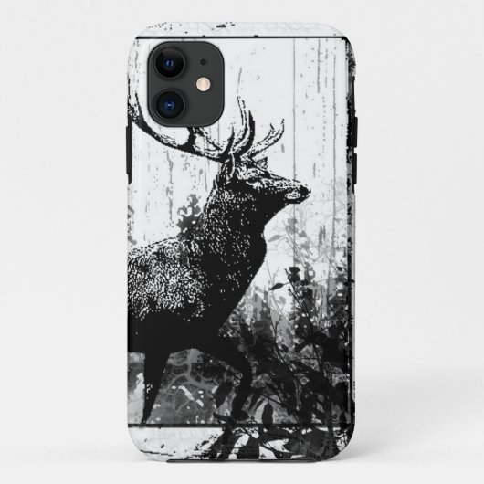  blik in zwart-wit, donkerder dier Case-Mate iPhone case (Achterkant)