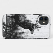  blik in zwart-wit, donkerder dier Case-Mate iPhone case (Achterkant (horizontaal))