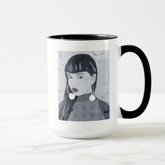 Blik nachtportret mok (Rechts)