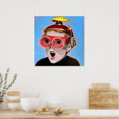 blik op de toekomst poster (Keuken)