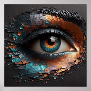 Blik op Elegantie - Magic Of The AI Poster