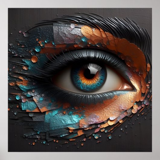 Blik op Elegantie - Magic Of The AI Poster (Voorkant)