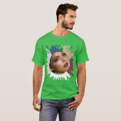 Blik op glamour t-shirt (Voorkant volledig)