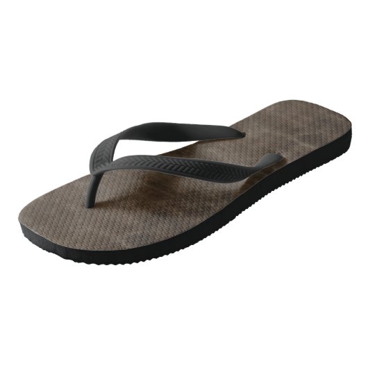 blik van leer teenslippers (Schuin)