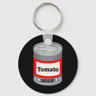 blikje tomatensoep grappig lazy hallowee sleutelhanger