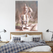 Blikken Man Canvas Afdruk (Insitu (Slaapkamer))