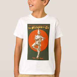Blikken Man uit The Wizard Of Oz - Vintage Muziekt T-shirt