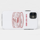 Blikken tonijn Case-Mate iPhone case (Achterkant (horizontaal))