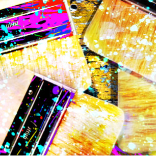 Blikken van gipend Visitekaartje Magnetisch Visitekaartje