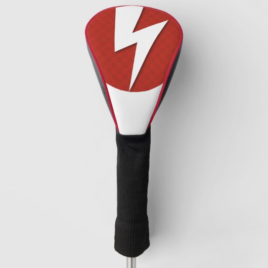 Bliksem, bout golfheadcover (Voorkant)