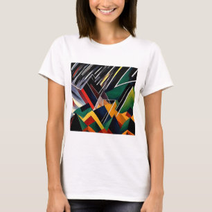 Bliksem boven Mountain Peaks T-shirt