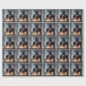 Bliksem Cyborg Warrior Cadeaupapier (Vlak)