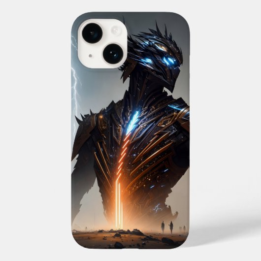 Bliksem Cyborg Warrior Case-Mate iPhone Case (Achterkant)