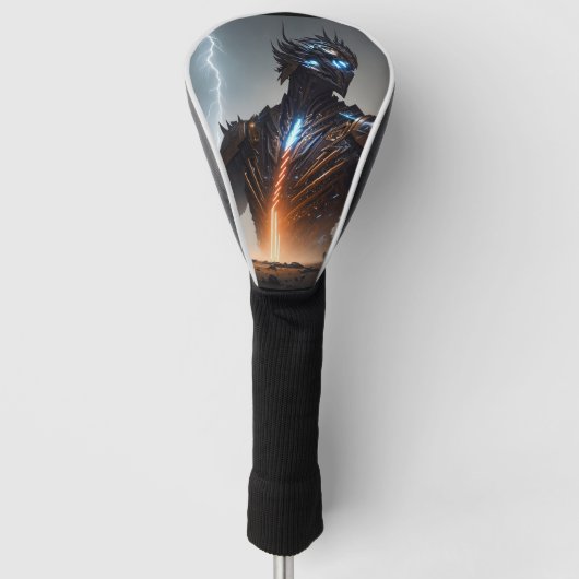 Bliksem Cyborg Warrior Golfheadcover (Voorkant)