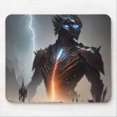 Bliksem Cyborg Warrior Muismat (Voorkant)