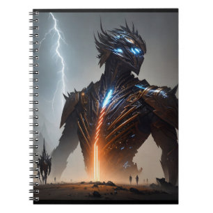 Bliksem Cyborg Warrior Notitieboek