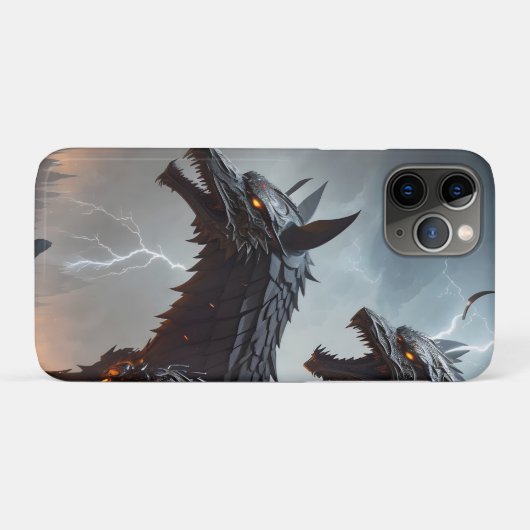 Bliksem Cyborg Wolven Case-Mate iPhone Case (Achterkant (horizontaal))