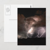 Bliksem epische kracht. briefkaart (Voorkant / Achterkant)