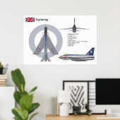 Bliksem F2A 92 Squadron Poster (Thuiskantoor)