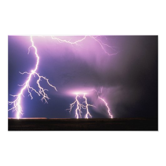 Bliksem. Foto Afdruk (Voorkant)