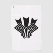 Bliksem Golfhanddoek (Voorkant)