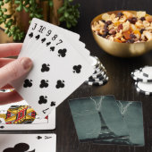 Bliksem met Eiffeltoren Pokerkaarten (Insitu)